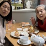 横浜支部の先輩と、心が和むお茶の時間