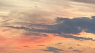 夕方富士山